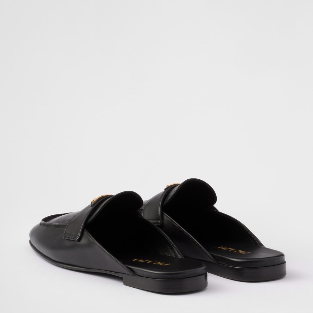 New Prada Leather Mules $1,120 37 - Picture 4 of 13